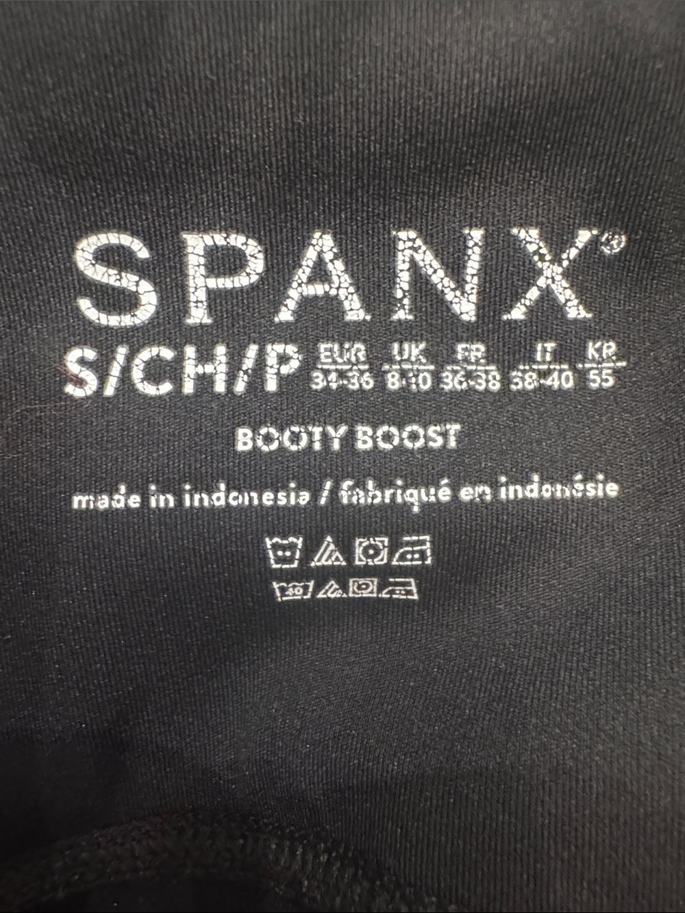 Spanx Booty Sculpting Leggings Black S - Picture 3 of 9